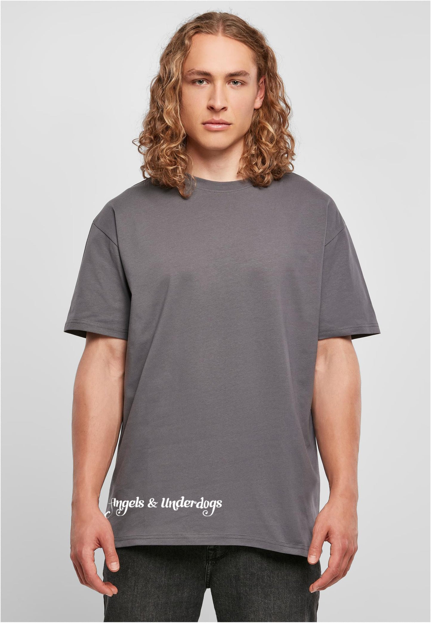 "CHAMO" // Essential Oversize Tee — Anthracite