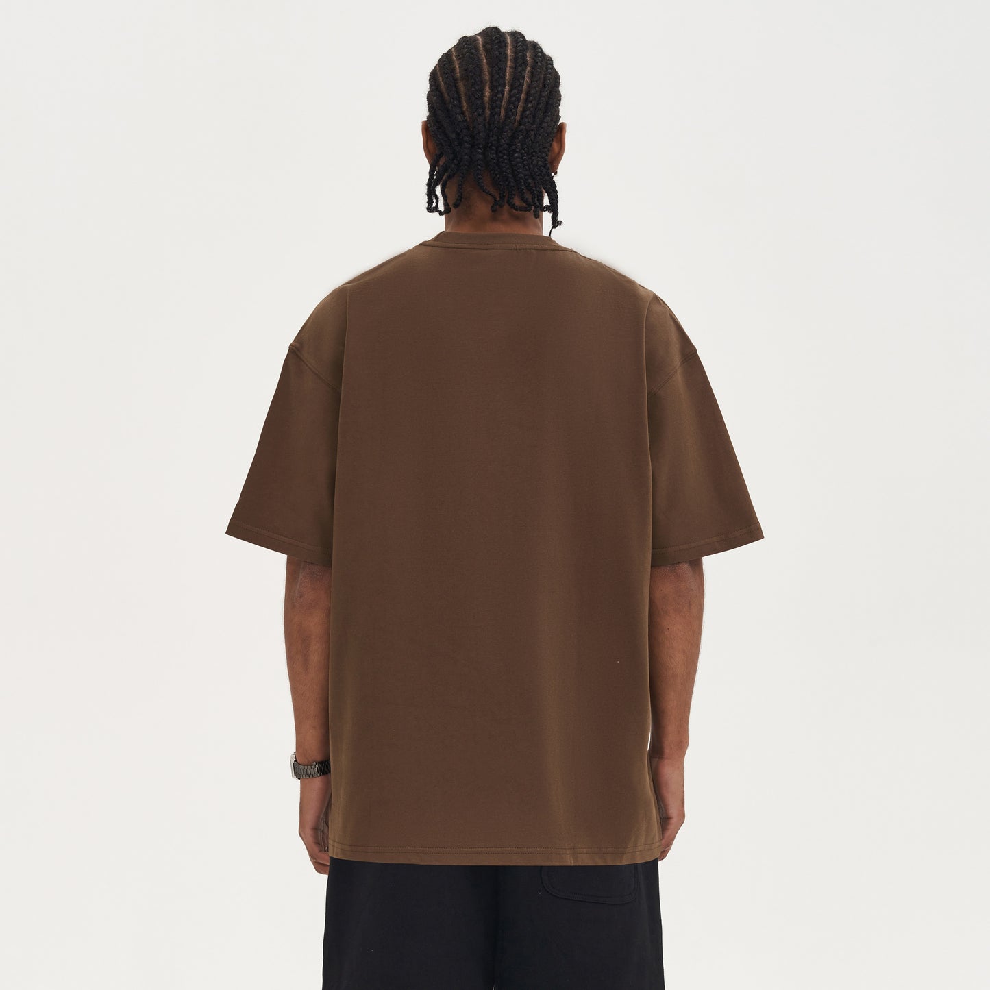 classic special | boxy shirt | dark brown