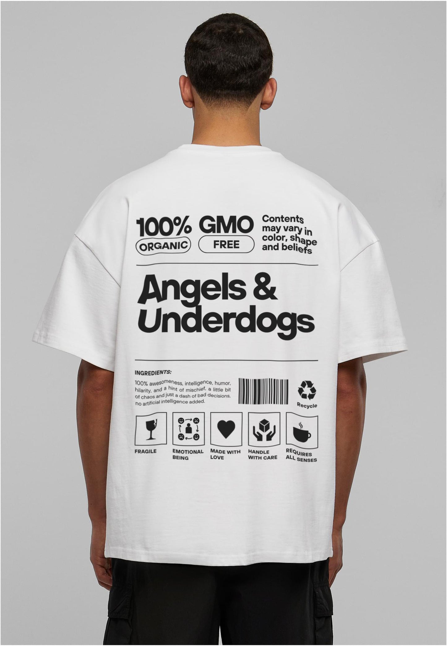 100% | ultra heavy box tee | white