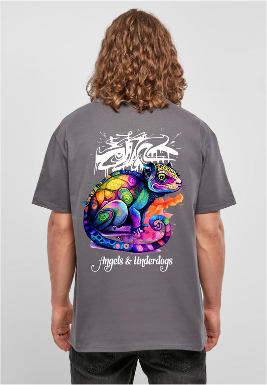 "CHAMO" // Essential Oversize Tee — Anthracite