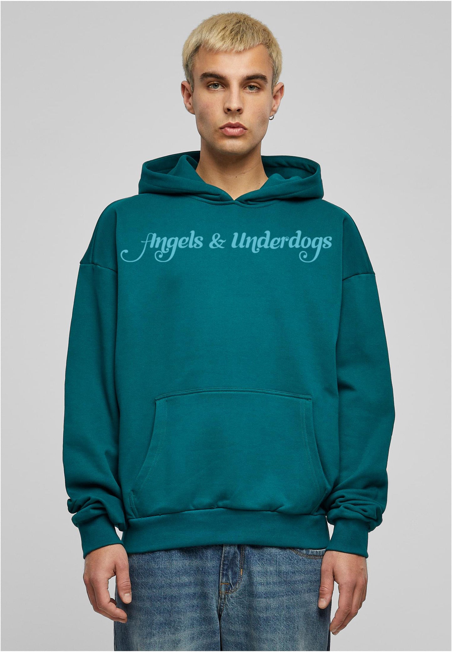 "KING" // Boxy Hoodie - Forest Green