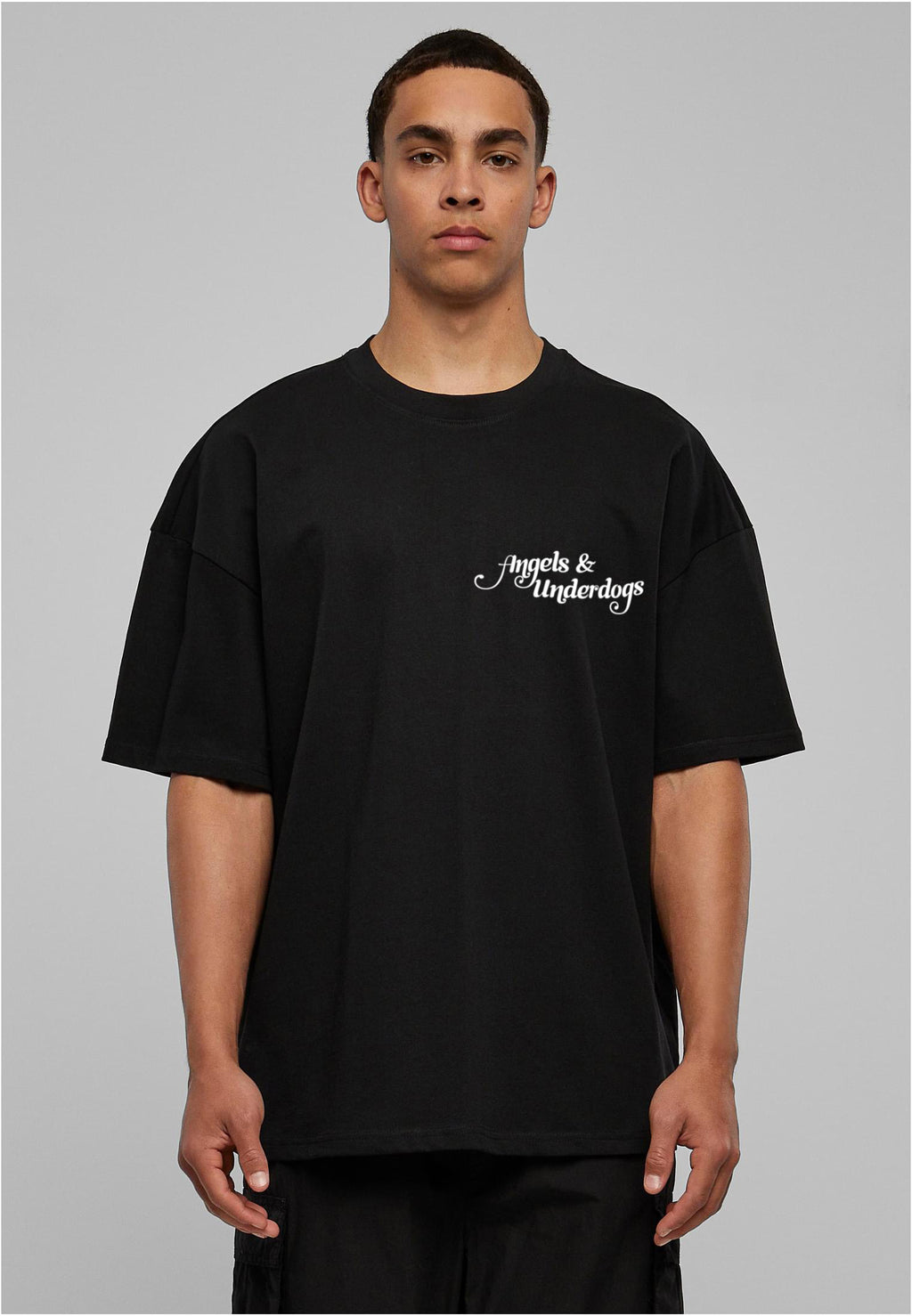 "the change" boxy tee | black