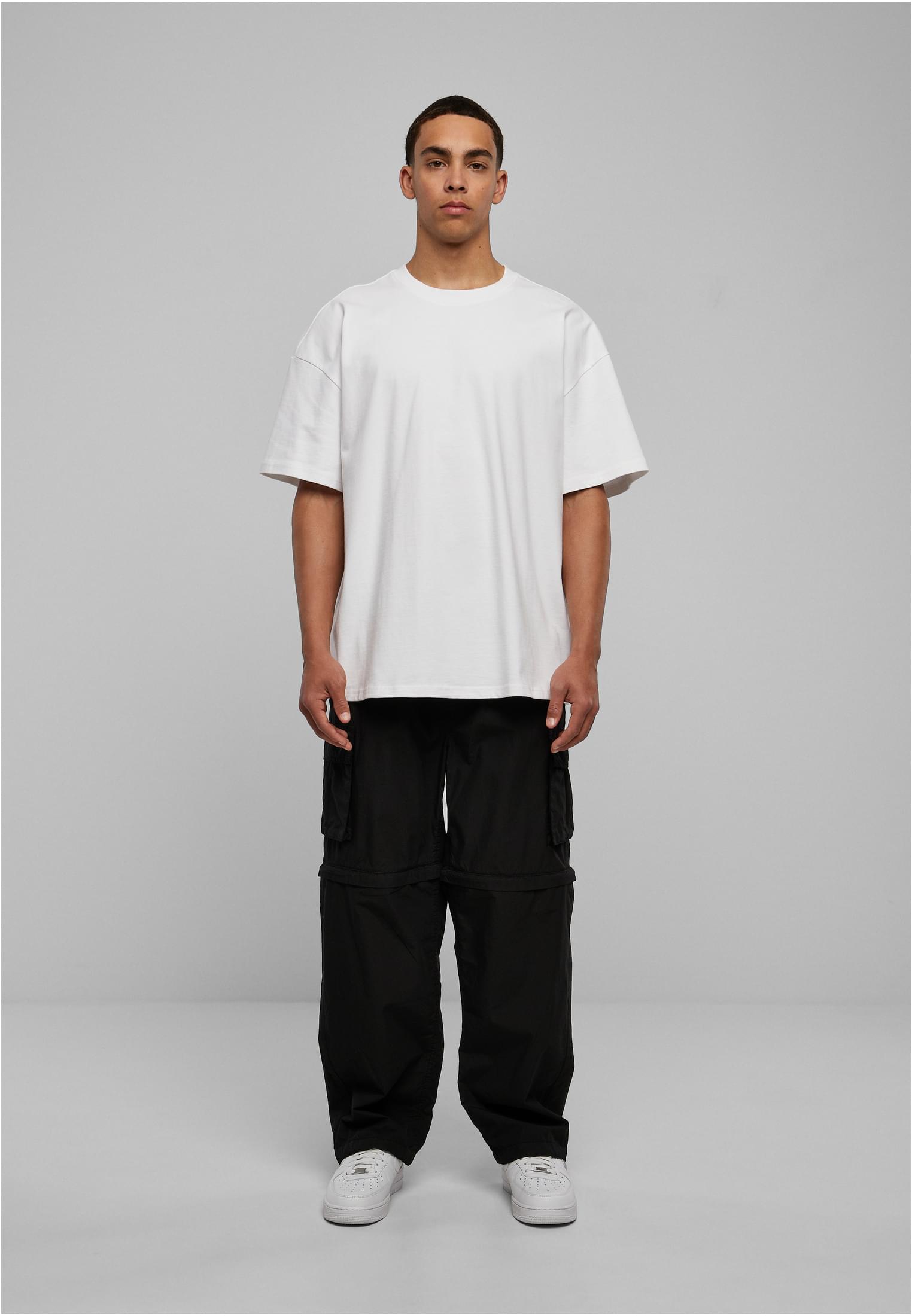 heavy box tee | "100%" | white