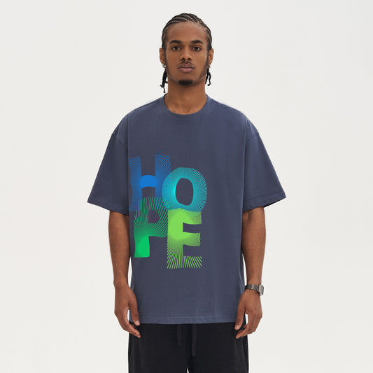 hope | boxy shirt | blue