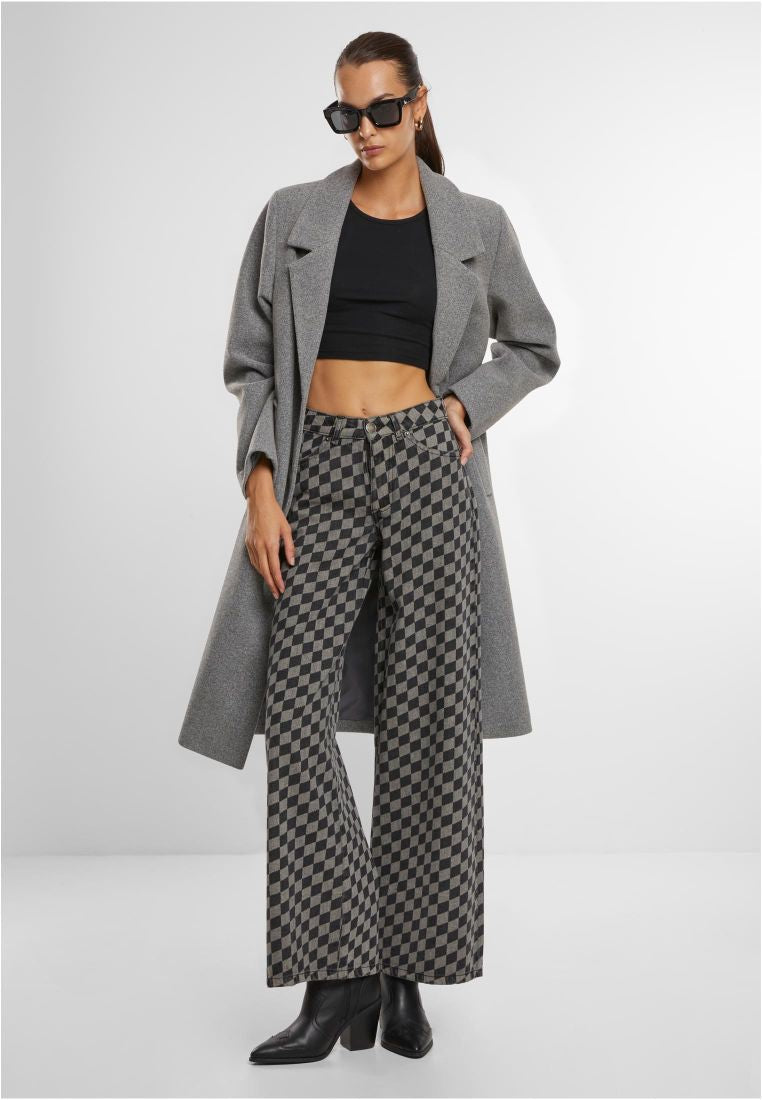 basic long coat grey