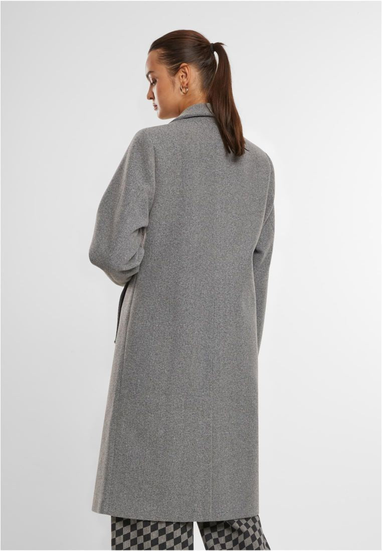basic long coat grey