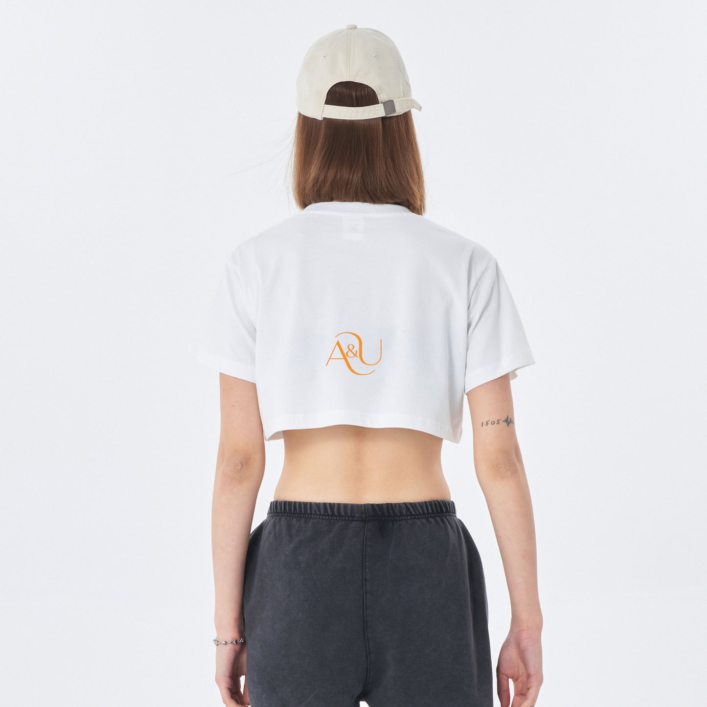 bitch | cropped top | off white