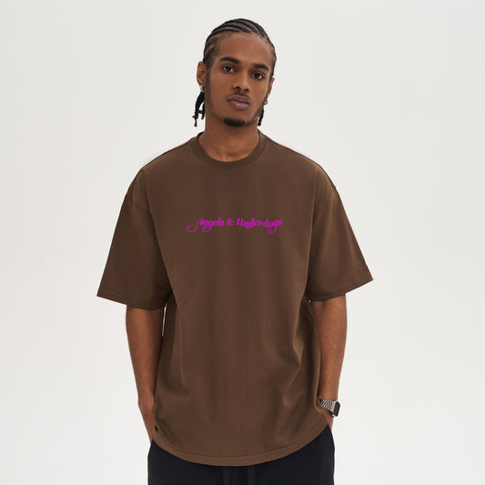 classic special | boxy shirt | dark brown