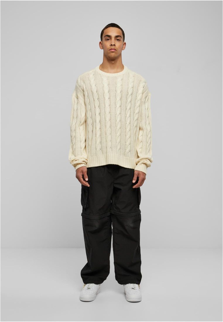 boxy sweater | sand