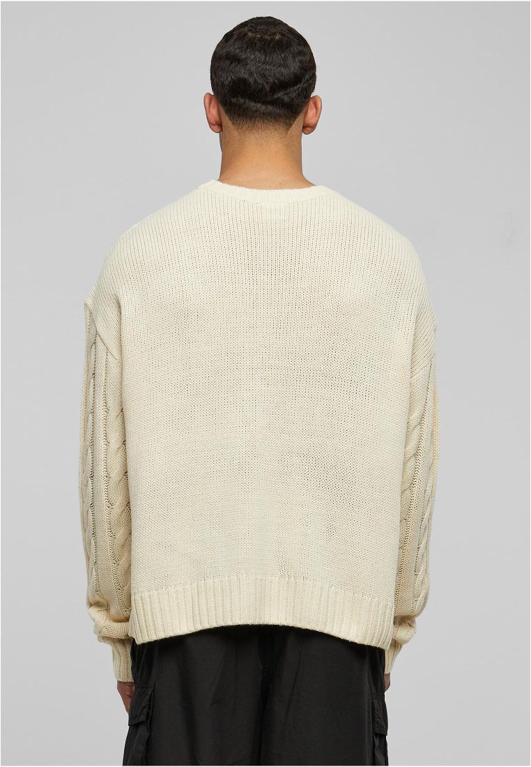boxy sweater | sand