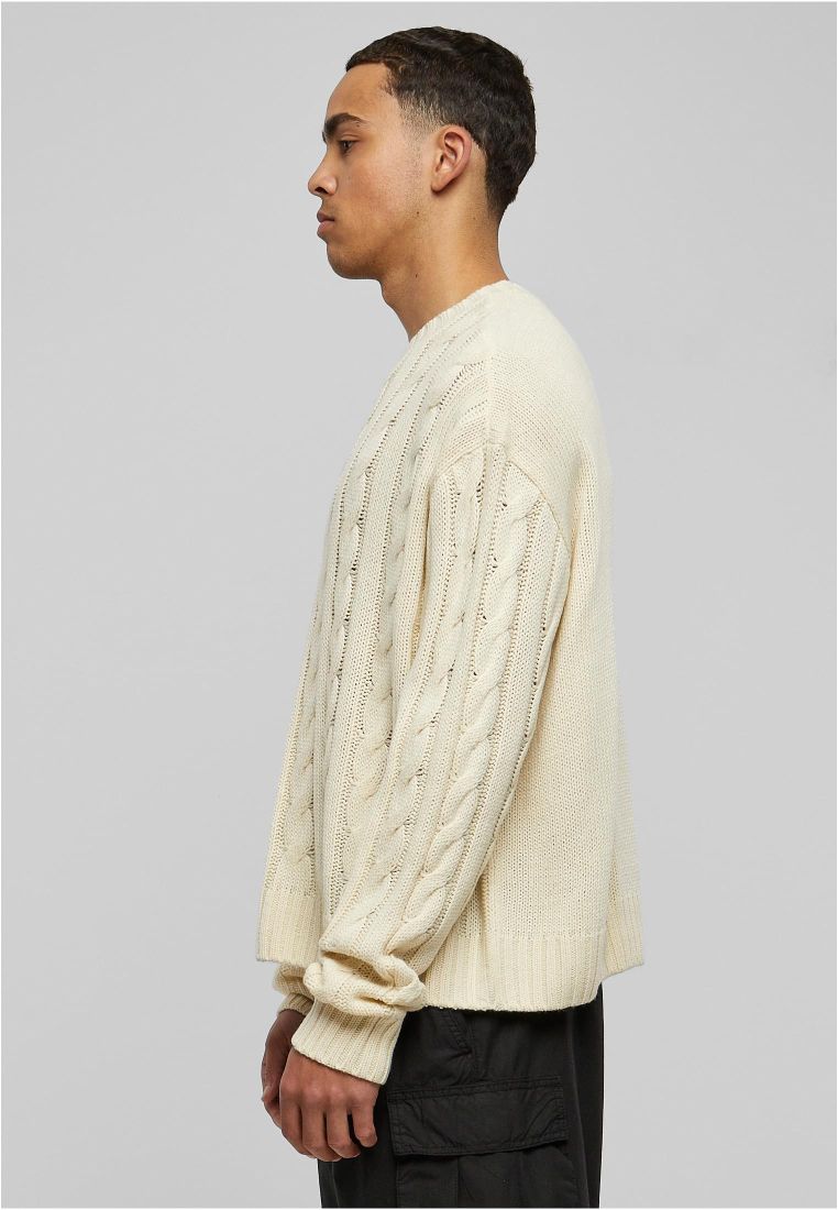 boxy sweater | sand