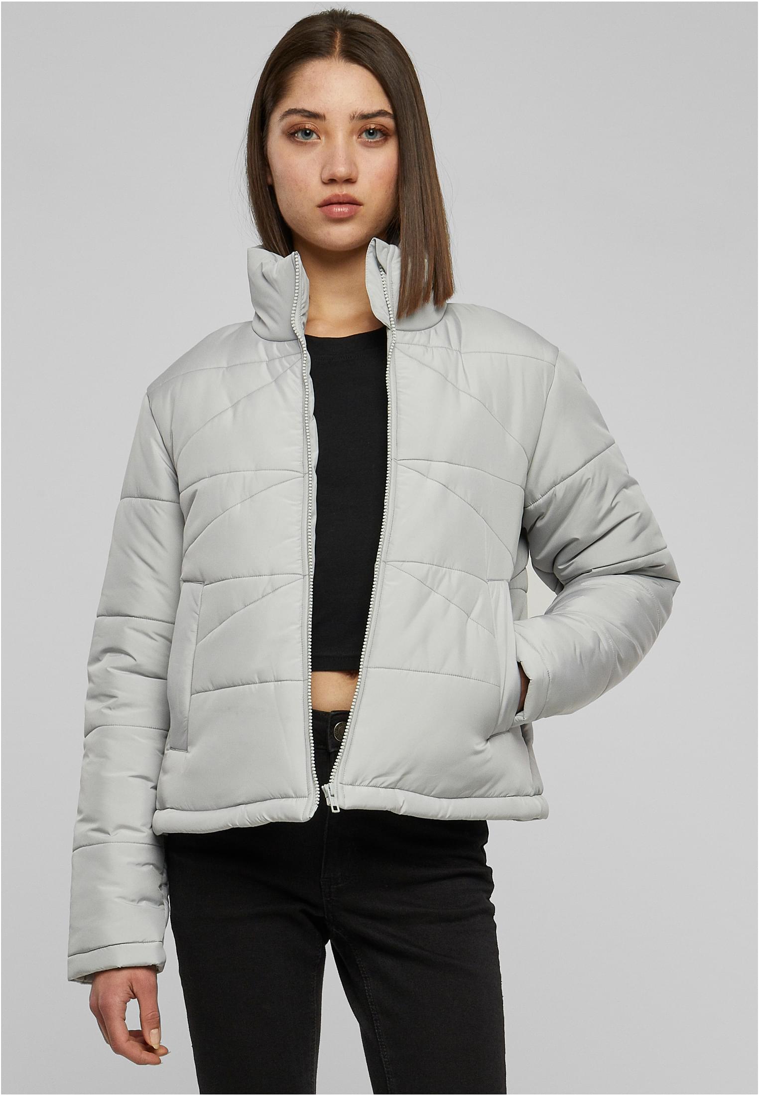 ladies arrow puffer jacket | light asphalt
