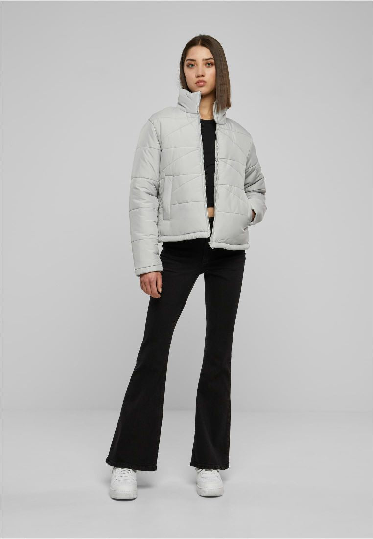 ladies arrow puffer jacket | light asphalt