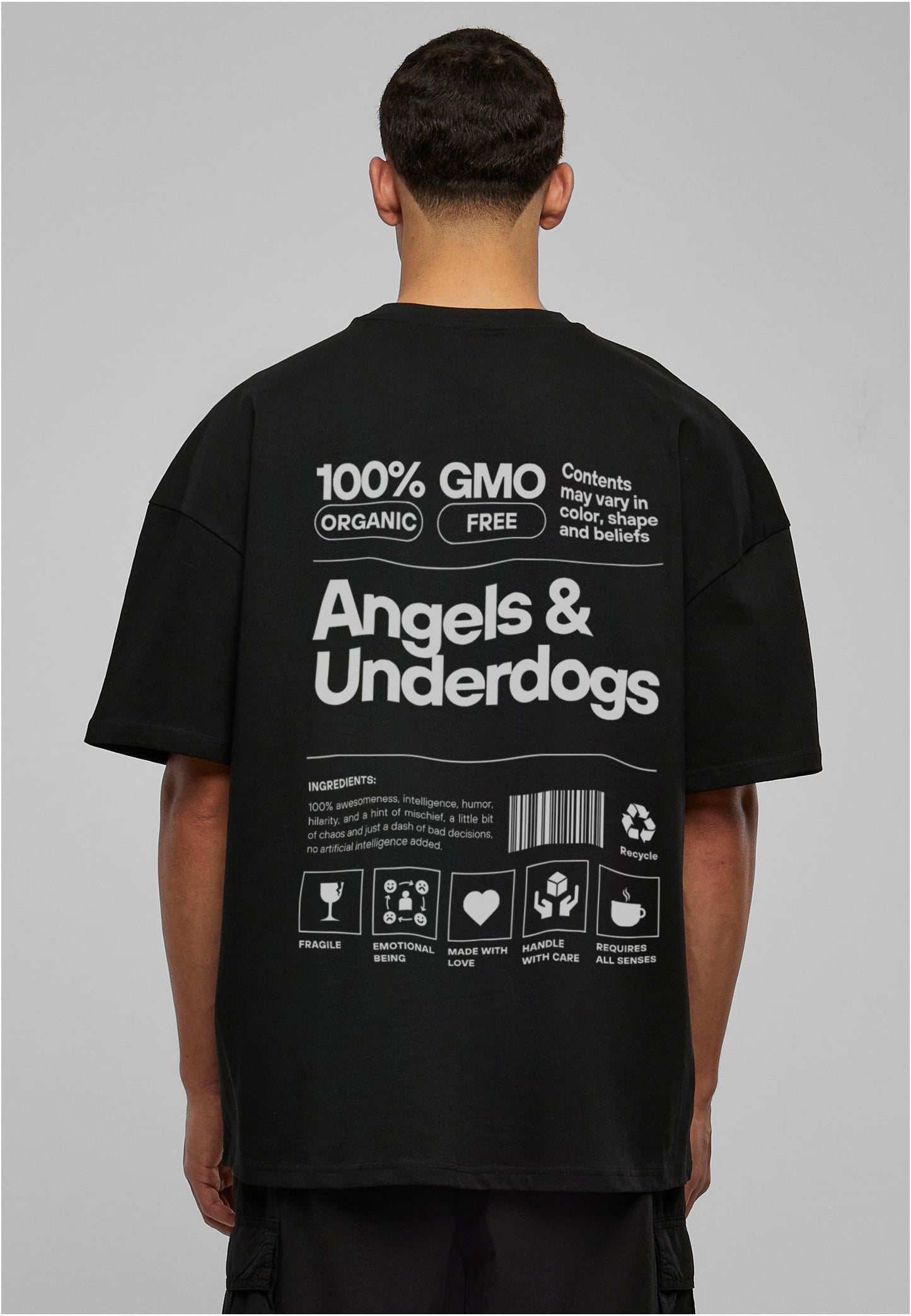 100%  | ultra heavy box tee | black