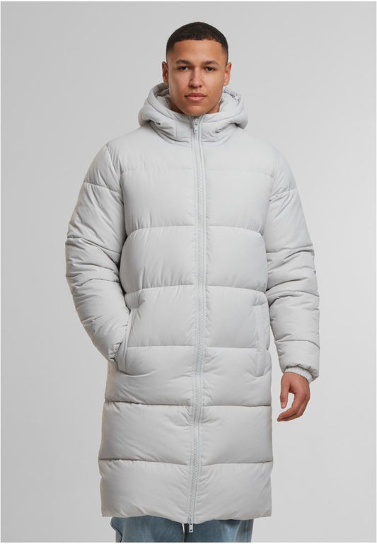 Long Puffer Coat - Light Asphalt