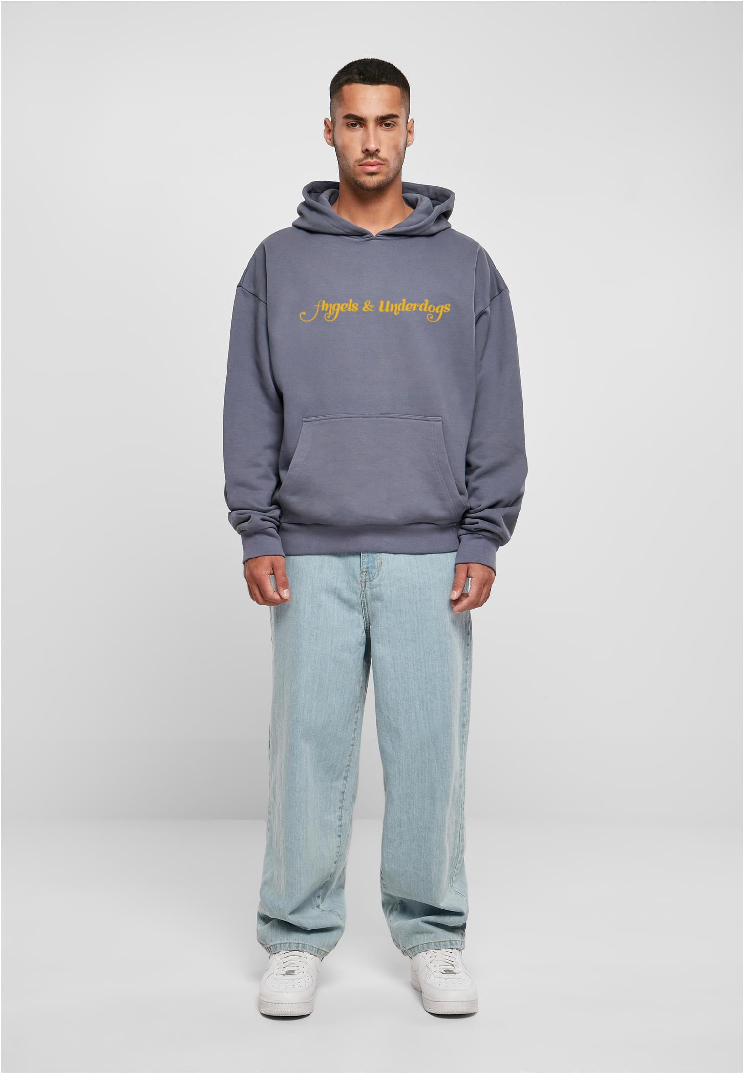 heavy box hoodie | "Hope" | vintage blue